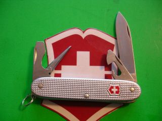 Ntsa Swiss Army Victorinox 91mm Silver Alox Pioneer Pocket Knife