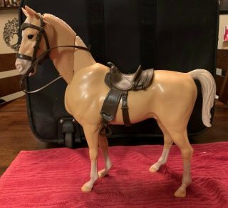 Marx Johnny West Toys Horses With Moveable Head