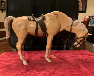 marx johnny west toys horses with moveable head 2