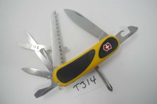 Yellow Victorinox Evogrip 18 Evolution Multi - Tool Pocket Knife Wenger Handyman