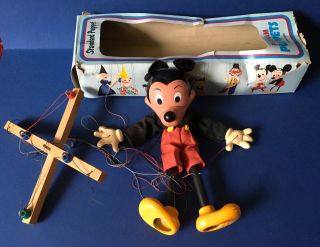 Boxed 1950’s Pelham Puppet Walt Disney Productions Mickey Mouse Vintage SL12 2
