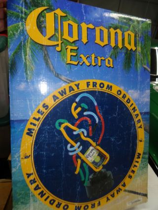 Corona Extra Neon Sign Sculpture Parrot Buffet Spencers Broke