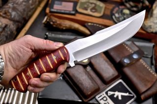 Cfk Ipak Handmade Dc53 Tool Steel Custom Tactical Large Hunting Skinner Knife
