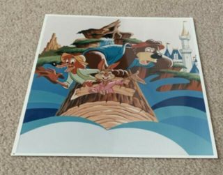 1992 Walt Disney World Splash Mountain Artwork Photo