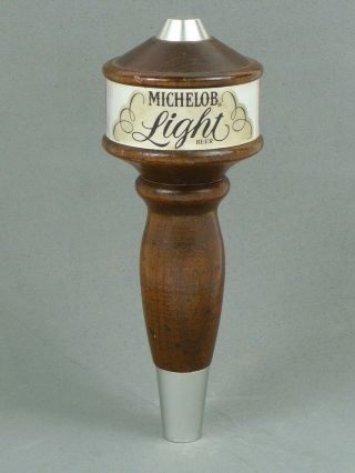 1970s Michelob Light Beer 6¼ Inch Wooden Tap Handle Tavern Trove