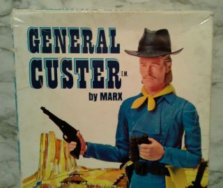 Vntg MARX Johnny Best West GENERAL CUSTER BOX Fort Apache Cavalry 2