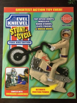 Limited Edition Classic Evel Knievel Stunt Cycle - Trail Bike Edition