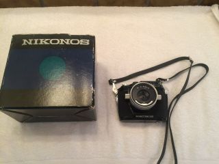 Vintage Nippon Kogaku (nikon) Nikonos Underwater Film Camera W - Nikkor Lens Boxed