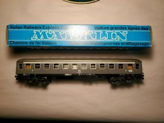 Vintage Marklin Ho 4063 Fs Italian Railways Express Coach