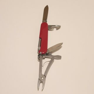 Victorinox Mechanic 91mm Swiss Army Knife Pliers Missing Tooth Pic Discontinued