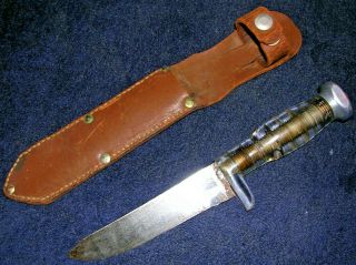 Unique Vintage Wwii Era Theater Made Utility Or Fighting Knife One Of A Kind