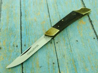 Big Vintage Valor Japan Challenger Lockback Folding Pocket Knife Knives Tools