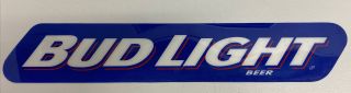 Bud Light Beer Sign Plastic Came Off Neon Sign 24”