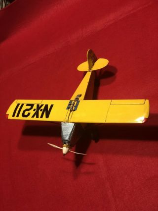 Vintage Htc Charles Lindberg Spirit Of St Louis Tin Toy Airplane