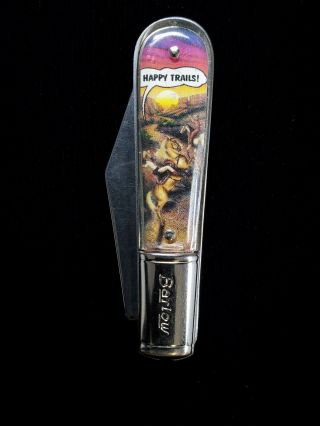 Vintage Barlow USA Pocket Knife Roy Rogers & Dale Evans Knife 2