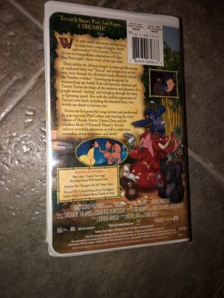 Walt Disney Tarzan (1999 VHS Tape) Phil Collins Music 3