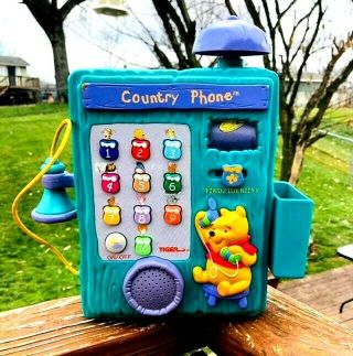 Disney Winnie The Pooh Country Phone Toy By Tiger