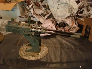 Vintage Marx Us Army Anti Aircraft Pompom Gun Huge Complete Playset