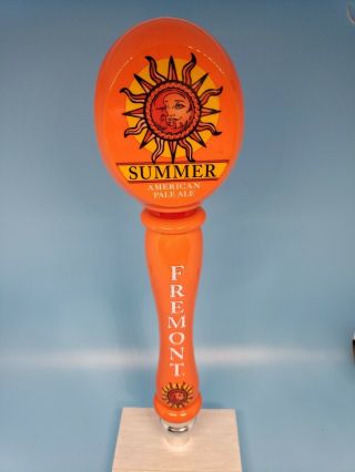 Fremont Brewery - Summer Ale - Beer Tap Handle Knob 12 Inches Orange