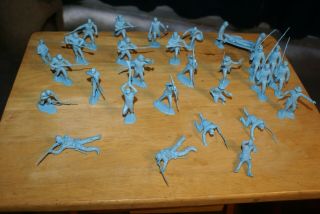 30 Marx Civil War Battle Of The Blue And Gray Playset Union Troops