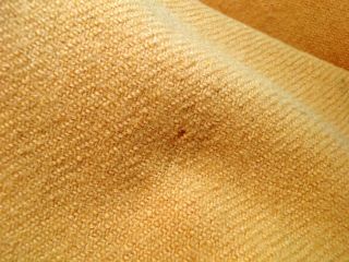 Vintage Hudson Bay Point 100 Wool Blanket Orange/Brown 74 