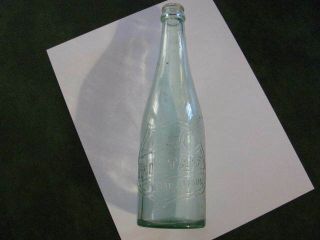 Falstaff Shield Lemp St Louis Vintage Embossed Green Glass Beer Bottle
