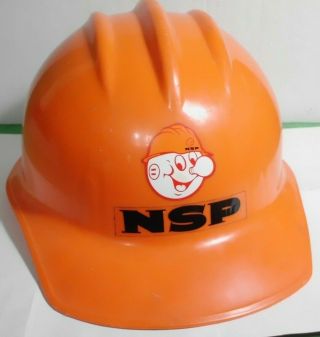 Vintage 1961 Reddy Kilowatt,  N.  S.  P.  Northern States Power Hard Hat Helmet
