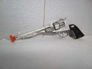 Vintage Capgun Cap Gun Break Barrel H Toy Roll Cap Bang Revolver Old