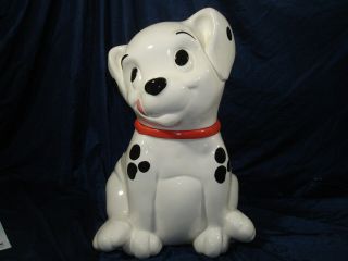 Disney 101 Dalmations Roly Puppy Dog Cookie Jar Vintage Mexico
