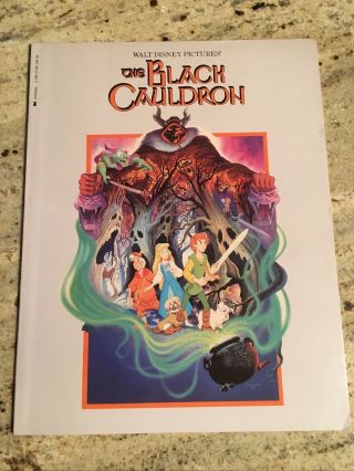 Walt Disney The Black Cauldron Comic Book Vintage 1985 Graphic Novel 1st Ed.