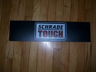 Old Schrade Laminated Sign From Schrade Factory Schrade Tough