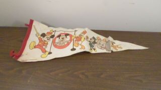 Vintage Disney Mickey Mouse Club Pennant