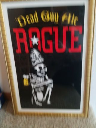 Dead Guy Ale Rogue Framed Poster Approx.  25 - 1/2 " X 17 - 1/2 "