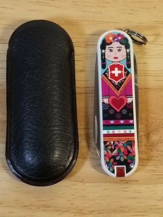 2016 Limited Edition Victorinox " Mexican " Classic Sd Swiss Army Knife,  Pouch