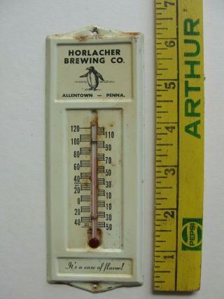 Horlacher Beer Thermometer Horlacher Brewing Allentown,  Pa Penguin