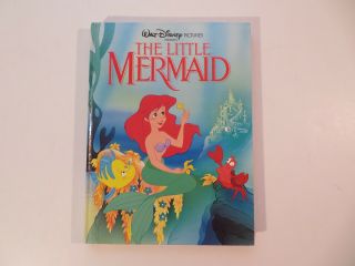 1989 Twin Books Walt Disney The Little Mermaid Large Hardcover Book
