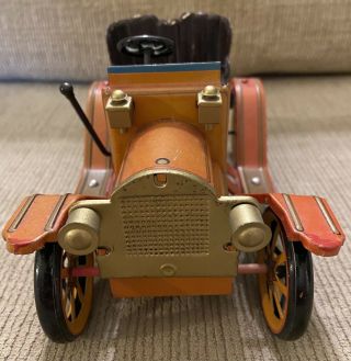 Vintage Tin Car Trade Mark Modern Toys - Lever Action - Friction Made in Japan 2