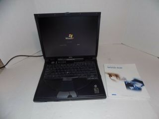 Vintage Dell Inspiron 8100 Laptop With Charger & Guide