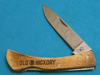 VINTAGE ONTARIO KNIFE CO USA OLD HICKORY ANDREW JACKSON LOCKBACK FOLDING KNIFE 3
