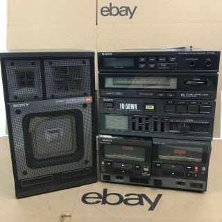 Vintage Retro Sony Fh - 50wx Boombox Stereo Cassette Radio - Parts/repair 7.  A3