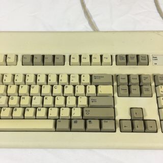 Vintage Dell Model AT101W (GYUM92SK) Mechanical Keyboard PS/2 3