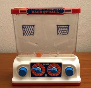 Vintage Tomy Water Game Wonderful Waterful Basketball Toy 1977 Japan