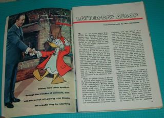 1961 Tv Guide Article Walt Disney Part I With Ludwig Von Drake