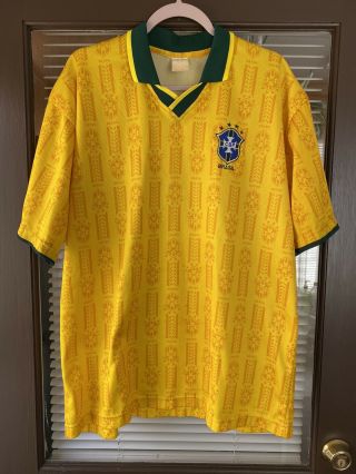Vintage Brazil 2002 - 2003 Soccer Jersey Ronaldo Brasil All Over Print Fifa Futbol