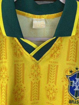 Vintage Brazil 2002 - 2003 Soccer Jersey Ronaldo Brasil ALL OVER PRINT FIFA Futbol 2