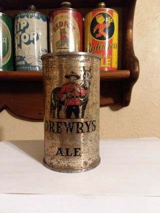 Drewrys Ale 12 O/z Flat Top Beer Can