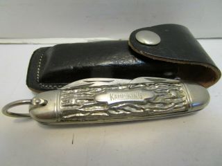 Vintage Imperial Kamp King Pocket Knife W/sheath