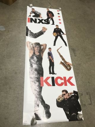 Inxs Kick Tour Group Rock Large Door Poster Vintage 1987 C378