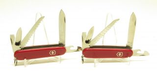 Victorinox Camper,  Classic Red,  Swiss Army Knife,  Stainless,  13 Functions,  2 Pk