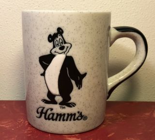 Vintage Hamms Beer Coffee Cup Mug Hamm’s Bear Rare